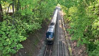 Boston bound Amtrak 66 near Forest VA on 42824 [upl. by Trip]