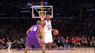 Kobe Reverse Dunk vs Suns Christmas 2008 HDTV 720p [upl. by Airahs]