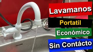 Lavamanos o lavaplatos sin conexión al acueducto portátil manera económica de hacerlo usted mismo [upl. by Sonnie]