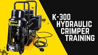 Kimball Midwest K300 Hydraulic Crimper Training [upl. by Hershel337]