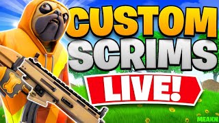 🔴 CHAPTER 5 FORTNITE CUSTOMS SCRIMS LIVE PRIZES 🎁 CUSTOM MATCHMAKING SEASON 1 [upl. by Annorah]