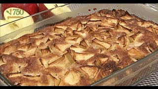 Recette de gâteau aux pommes très facile  750g [upl. by Aicilra]