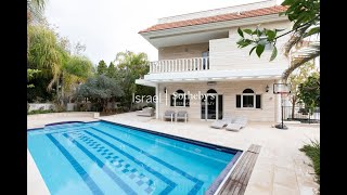 Luxury Villa in Herzliya Pituach  Offered by Israel Sothebys Realty [upl. by Tamah234]