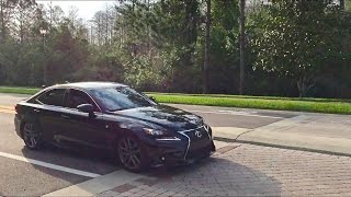 Lexus is250  Invidia exhaust drive by [upl. by Enitsyrk134]