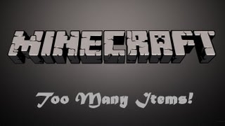 Too Many Items Mod Spotlight  Minecraft 147 [upl. by Rodi]