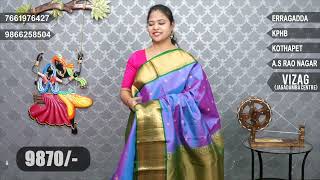 Latest Kanchipattu Sarees Collection  Episode51766  Vigneshwara Silks kanchipattusareesonline [upl. by Drugi]