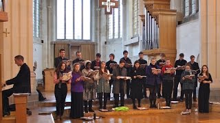 John Rutter O clap your hands  The Choir of Somerville College Oxford [upl. by Tareyn]