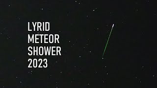 Lyrid Meteor Shower 2023 [upl. by Ladnyc]