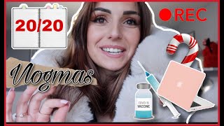 VLOGMAS11 à 16  makeup routine vaccin révision de partiels [upl. by Anoed]