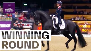 Glamorous Glamourdale and Lottie Fry shine bright in London  FEI Dressage World Cup 202223 London [upl. by Ronel]