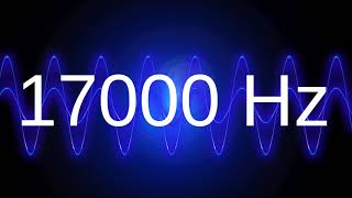 17000 Hz clean pure sine wave TEST TONE 17 khz frequency [upl. by Kappel]