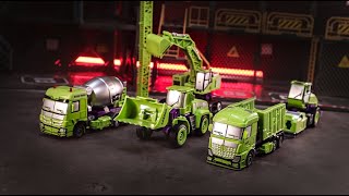 Devastator from China！Only cost 23 USD！Transformers stop motion by Mangmotion [upl. by Edana33]