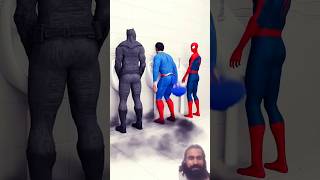 batman vs superman vs spiderman spiderman dcanimation funny batmanvsironman superman shorts [upl. by Hugh]