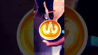 Rosetta latte Art coffeart coffeeart coffee latteart latte trending viralvideo hindisong [upl. by Rocca77]