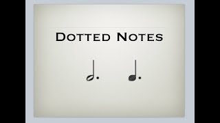 Free Music Theory  Dotted Notes Explained [upl. by Tia]