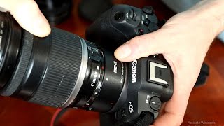 How to use your old EF and EFS lenses on a Canon EOS R mount camera [upl. by Eiramaliehs953]