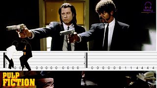 Pulp Fiction Misirlou  Guitar Tabs Tutorial [upl. by Banebrudge]