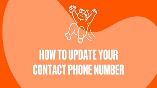 How To Update Your Contact Phone Number  A Help Guide [upl. by Noside]