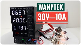 Wanptek DPS3010U regulowany zasilacz DC 30V 10A 300W szybkie ładowanie USB TEST Recenzja [upl. by Ennayelhsa55]