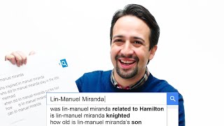 LinManuel Miranda Answers the Webs Most Searched Questions  WIRED [upl. by Alleiram]