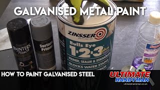 How to paint Galvanised steel [upl. by Lindsley]