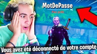 Jai mis mon quotMOT DE PASSEquot dans mon Pseudo Fortnite Voici ce quil sest passé [upl. by Rashida832]