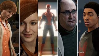 Spider man Ps4 2018 All Cut Scenes And Ending  Including Secret Endings  Cinematic Full Movie [upl. by Einnaffit]