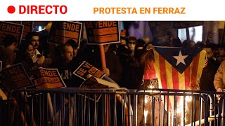 PROTESTAS NUEVA CONCENTRACIÓN en FERRAZ MADRID tras la INVESTIDURA de SÁNCHEZ  RTVE [upl. by Ulah]