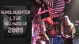 Nunslaughter Live in Hollywood CA February 21 2009 FULL CONCERT [upl. by Nner]