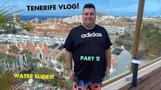 Tenerife vlog Paradise park hotel showing you around hotel and going on water slides [upl. by Ylram840]