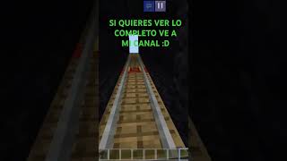 Minecraft montaña rusa minecraft viralvideo montañarusa montañarusa [upl. by Cressy]