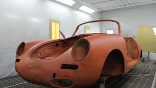 Porsche 356 cabrio restoration after sandblasting Doctorclassiceu [upl. by Eilatan]