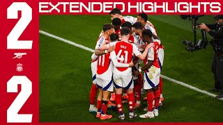 EXTENDED HIGHLIGHTS  Arsenal vs Liverpool 22  Saka scores his 50th Premier League goal [upl. by Nuahsak]