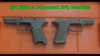 Sig XCompact vs P320 Grip Module Comparison [upl. by Boyd]