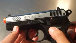 CZ75 CO2 GBB airsoft pistol [upl. by Heater475]