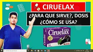 💊 ¡Descubre Qué es y Para Qué Sirve Ciruelax Dosis y Cómo se Toma para el Estreñimiento [upl. by Janey]