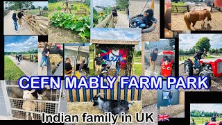 CEFN MABLY FARM PARK 🫰🏻bohot enjoy kiye hum 😍Indian family in Uk 🇬🇧 [upl. by Chancey]