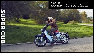 2019 Honda Super Cub C125 ABS Review  First Ride [upl. by Nithsa]