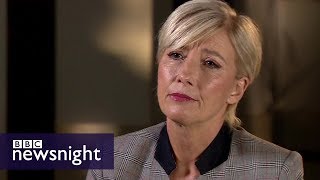 Emma Thompson Harvey Weinstein top of harassment ladder  BBC Newsnight [upl. by Idalia]