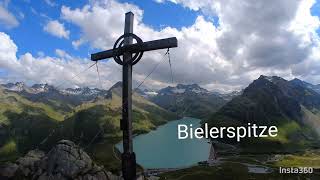 Silvretta Hochalpenstraße  Bielerspitze und Wiesbadener Hütte [upl. by Aihsemek]