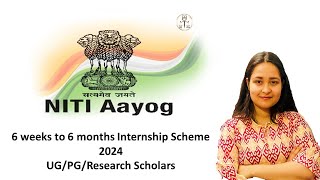 Internship at NITI Aayog 2024 II Application open throughout the year govninternships2024 [upl. by Creedon]