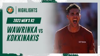 Kokkinakis vs Wawrinka Round 2 Highlights  RolandGarros 2023 [upl. by Hanson]