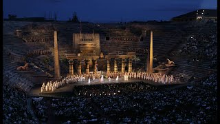 operaclassica video Aida 1913 arena di Verona [upl. by Earesed543]