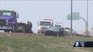 Oklahoma Senate President pro tems son returns home almost 3 weeks after crash on I40 [upl. by Emelun]