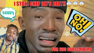 Zambian Producer steals Chef 187s beat for 600 subs  Chef 187 type beatZambian music [upl. by Rubin840]