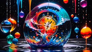 Time Stream Mesmerizing Ultra HD 4K Liquid Art Screensaver  No Sound Copyright Free Vibrant Colors [upl. by Leopoldine]