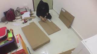 Unboxing and Assembling PLATSA cabinet from IKEA [upl. by Eirek]