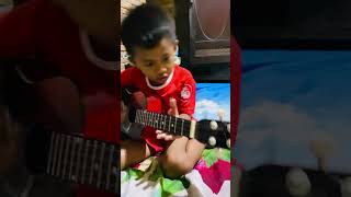 Belajar ukulele music remix gitar ukulele bermainbelajar kavin lagu cover anakmain funny [upl. by Spaulding]