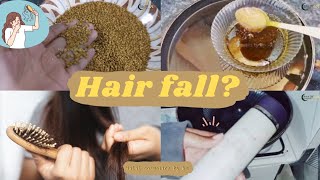 Hair oil for hairfall Benefits of mathidana tried and tested 💯👌methidana hairfall [upl. by Ahsinal]