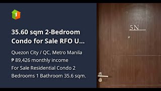 3560 sqm 2Bedroom Condo for Sale RFO Unit in Suntrust Shanata Quezon City [upl. by Sebastien]